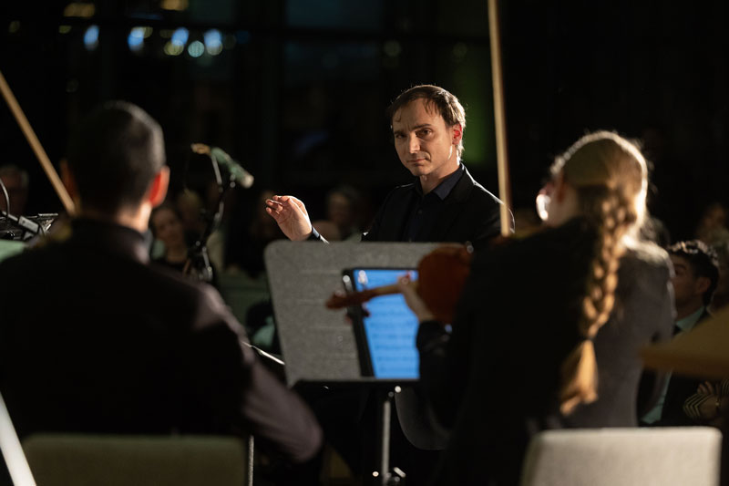 Renowned Canadian artist Phil Richards and USask President Peter Stoicheff are pictured beside the president’s official painted portrait. (Photo: David Stobbe)